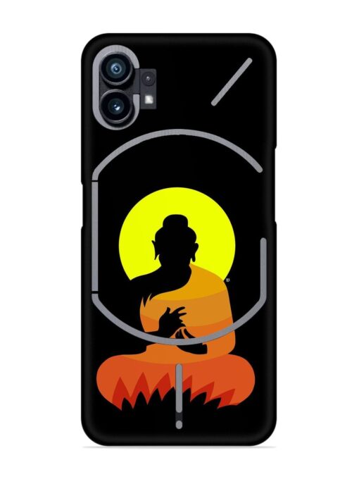 Buddha Art Black Snap Case for Nothing Phone 1 Zapvi