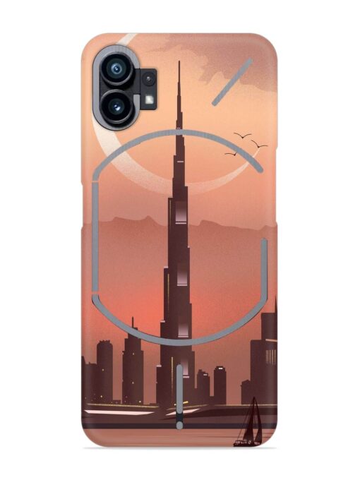 Landmark Burj Khalifa Snap Case for Nothing Phone 1 Zapvi