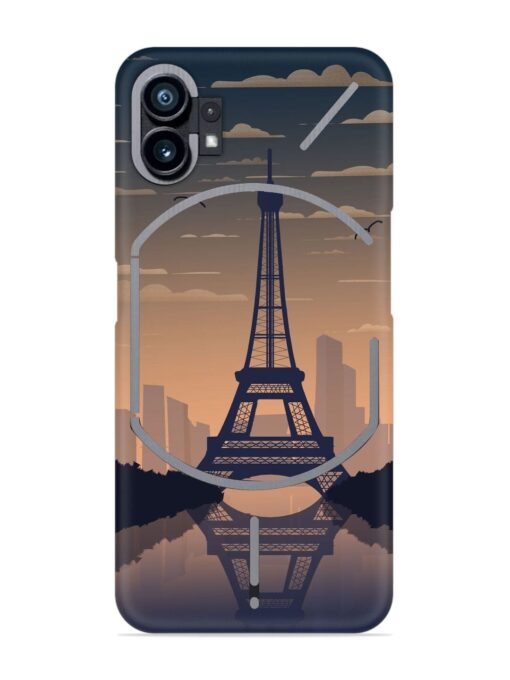 France Paris Eiffel Tower Gradient Snap Case for Nothing Phone 1 Zapvi