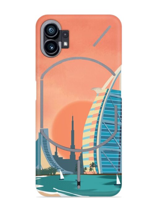 Dubai Architectural Scenery Snap Case for Nothing Phone 1 Zapvi