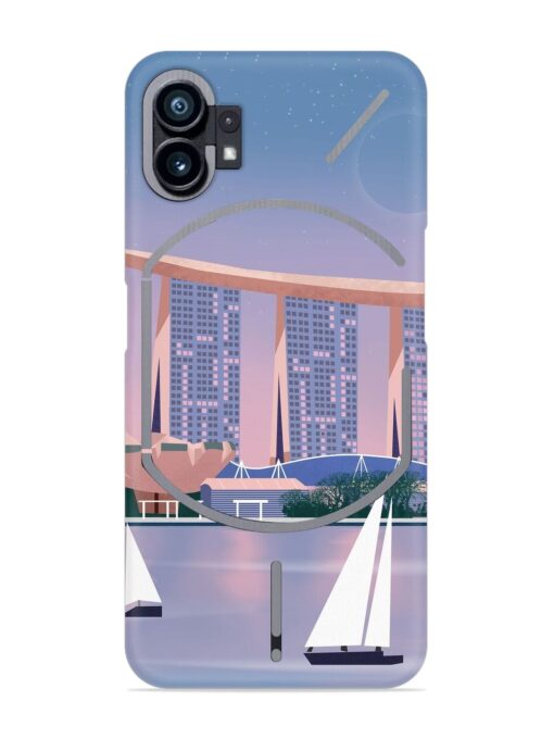 Singapore Scenery Architecture Snap Case for Nothing Phone 1 Zapvi