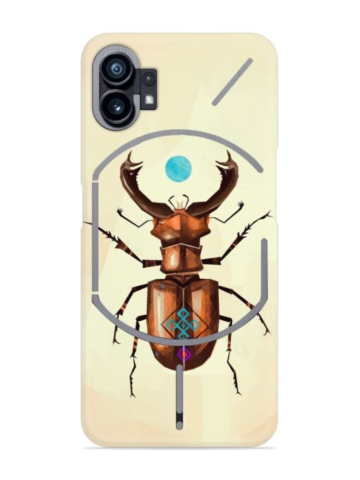 Stag Beetle Vector Snap Case for Nothing Phone 1 Zapvi