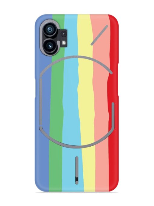 Rainbow Premium Shade Snap Case for Nothing Phone 1 Zapvi