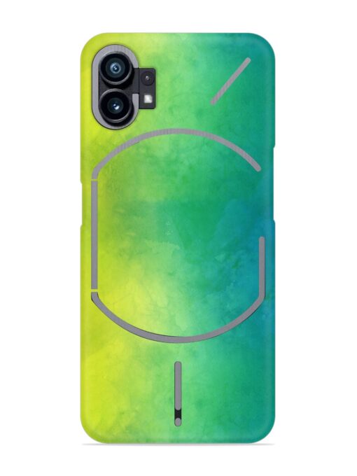 Yellow Green Gradient Snap Case for Nothing Phone 1 Zapvi