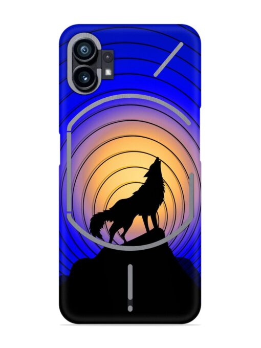 Fox Roaring Design Snap Case for Nothing Phone 1 Zapvi