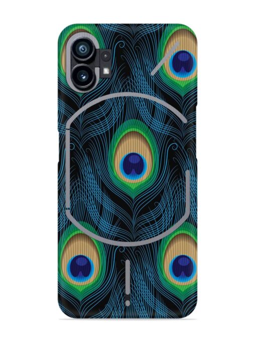 Seamless Pattern Peacock Snap Case for Nothing Phone 1 Zapvi