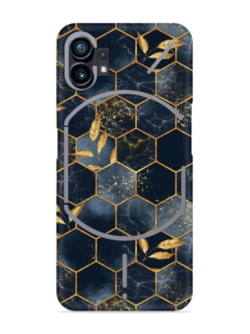 Marble Hexagon Seamless Snap Case for Nothing Phone 1 Zapvi