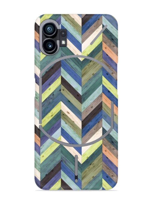 Chevron Random Color Snap Case for Nothing Phone 1 Zapvi