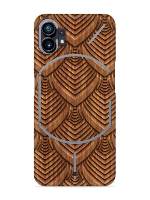 Carved Pattern On Snap Case for Nothing Phone 1 Zapvi