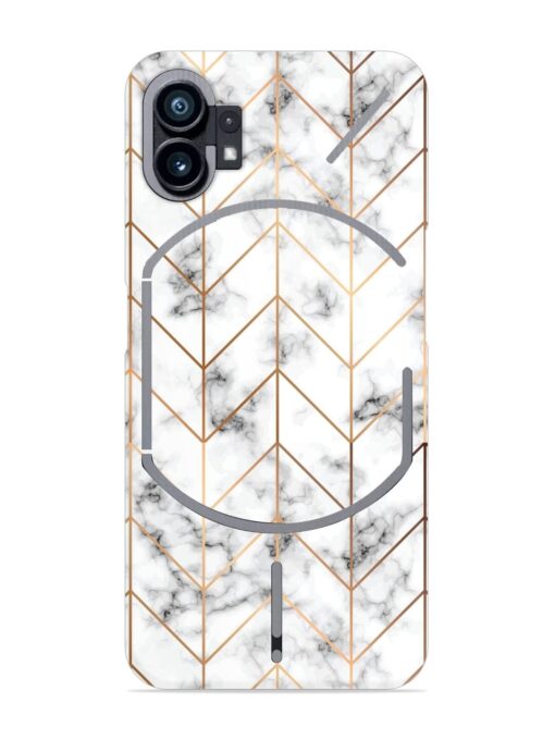 Vector Marble Texture Snap Case for Nothing Phone 1 Zapvi