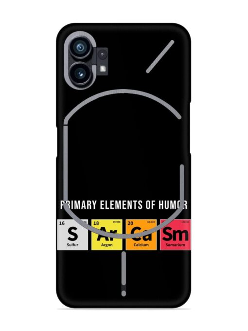 Primary Elements Humor Snap Case for Nothing Phone 1 Zapvi