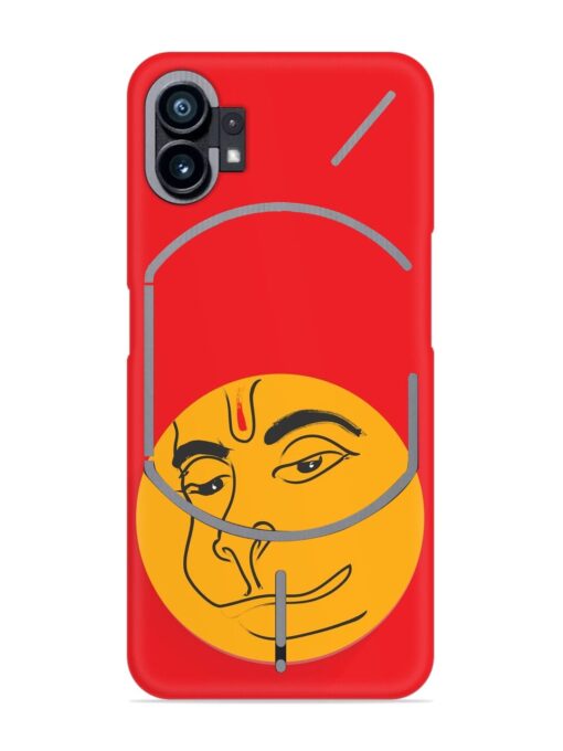 Lord Hanuman Vector Snap Case for Nothing Phone 1 Zapvi