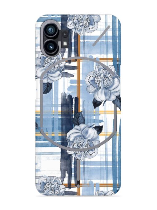 Watercolor Pattern Rose Snap Case for Nothing Phone 1 Zapvi