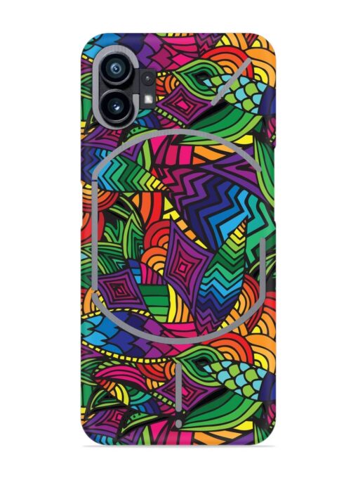 Abstract Multicolor Seamless Snap Case for Nothing Phone 1 Zapvi