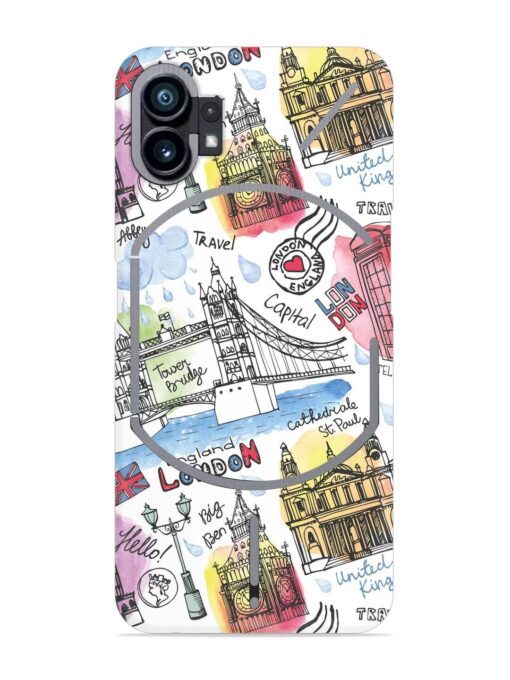 Vector London Landmark Snap Case for Nothing Phone 1 Zapvi