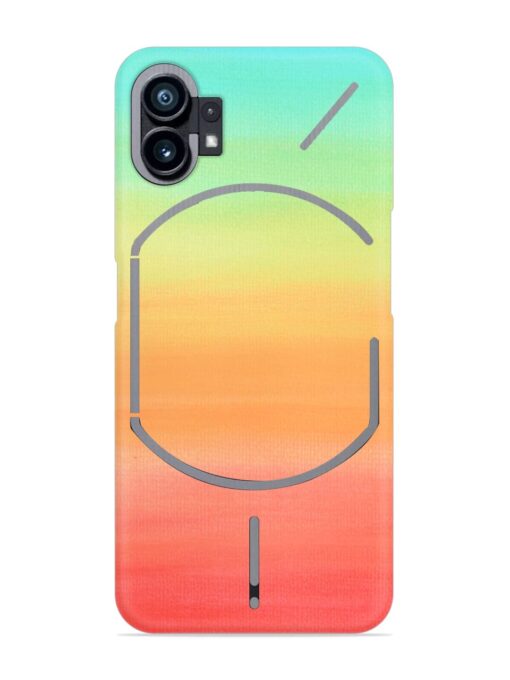 Background Sky Watercolor Snap Case for Nothing Phone 1 Zapvi