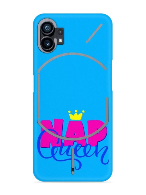 Nap Queen Quote Snap Case for Nothing Phone 1 Zapvi