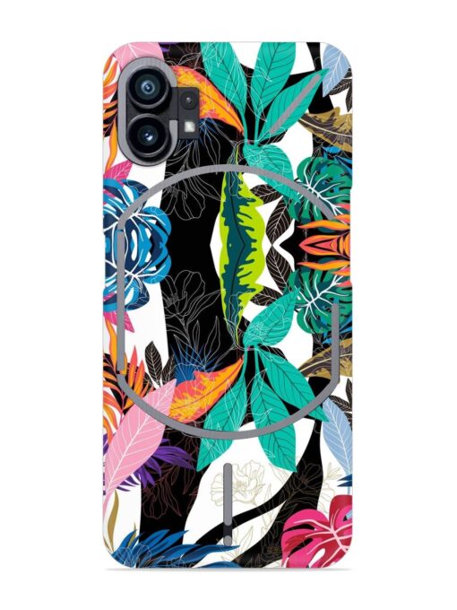 Floral Pattern Bright Snap Case for Nothing Phone 1 Zapvi