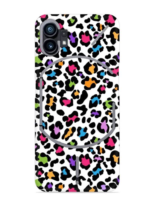 Seamless Leopard Pattern Snap Case for Nothing Phone 1 Zapvi