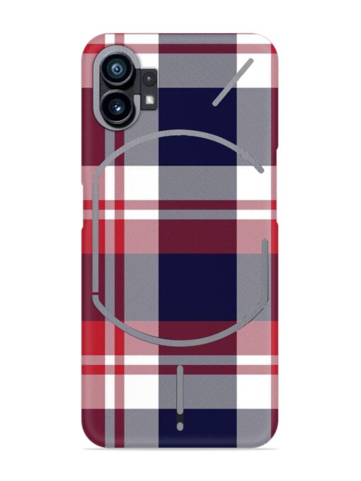 Classic Plaid Tartan Snap Case for Nothing Phone 1 Zapvi