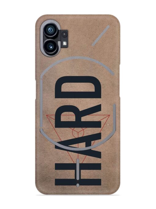 Hard Typo Snap Case for Nothing Phone 1 Zapvi