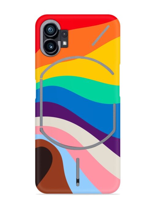 Minimal Pride Art Snap Case for Nothing Phone 1 Zapvi