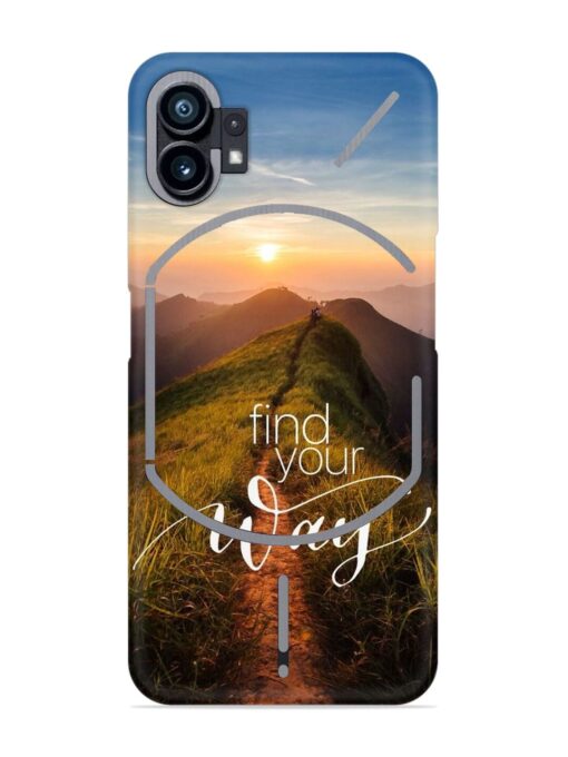 Find Your Way Snap Case for Nothing Phone 1 Zapvi