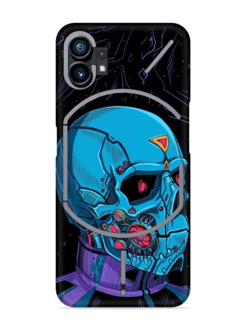 Skull Robo Vector Snap Case for Nothing Phone 1 Zapvi