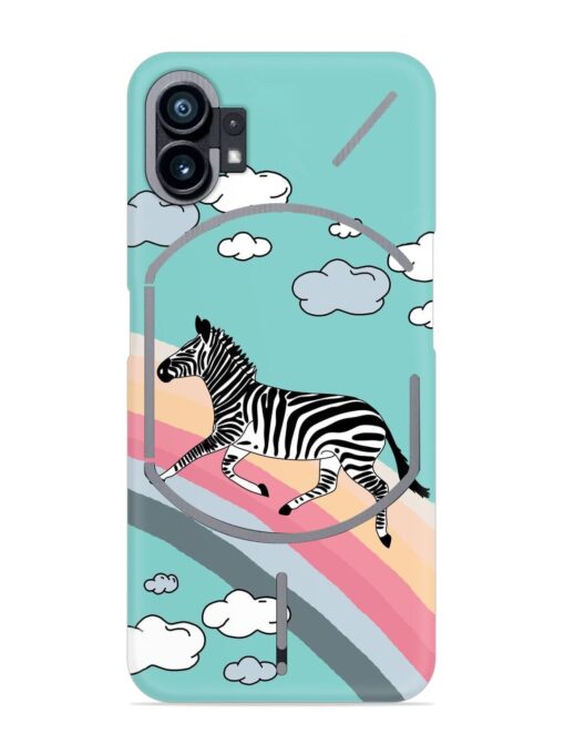 Running Zebra Snap Case for Nothing Phone 1 Zapvi