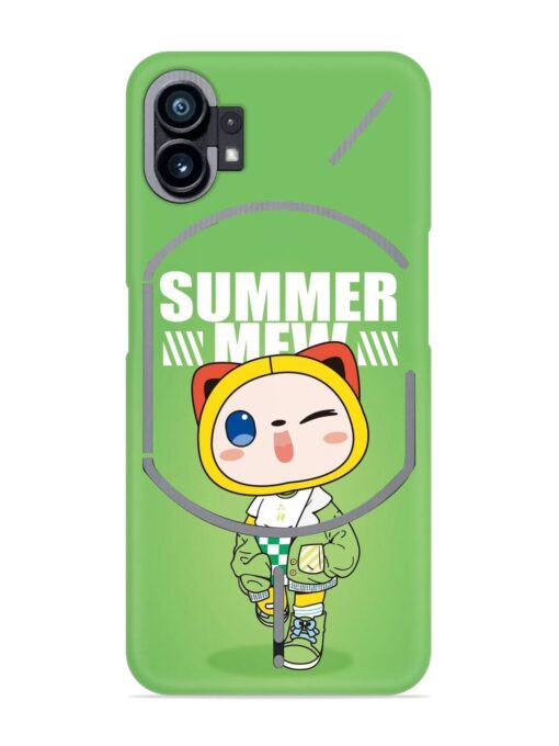 Summer Mew Snap Case for Nothing Phone 1 Zapvi