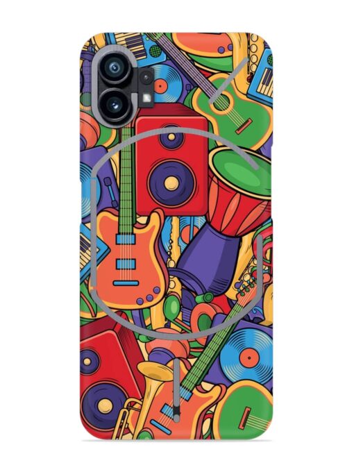 Colorful Music Art Snap Case for Nothing Phone 1 Zapvi