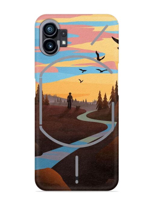 Natural Landscape Art Snap Case for Nothing Phone 1 Zapvi