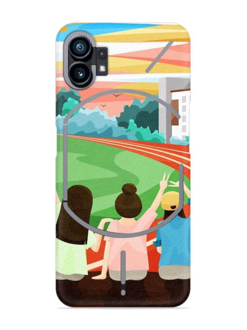 School Playground Snap Case for Nothing Phone 1 Zapvi