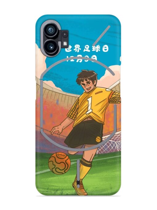 Soccer Kick Snap Case for Nothing Phone 1 Zapvi