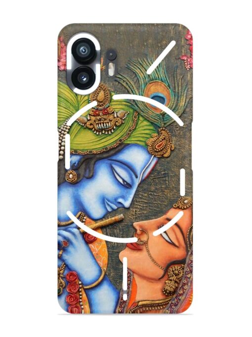 Lord Radha Krishna Flute Art Snap Case for Nothing Phone 2 Zapvi