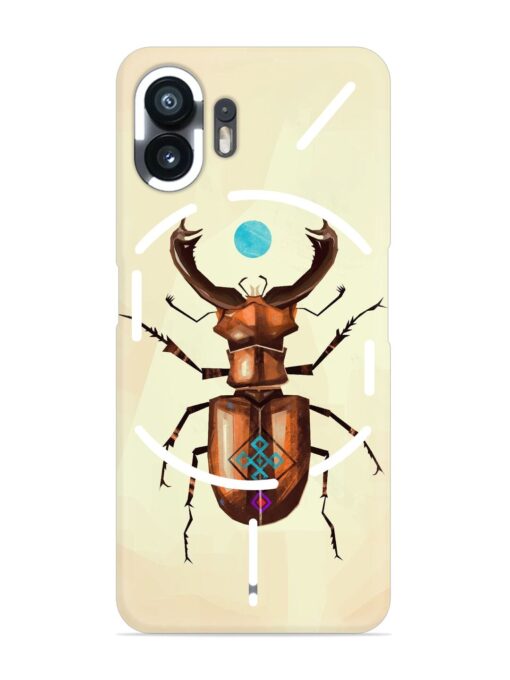 Stag Beetle Vector Snap Case for Nothing Phone 2 Zapvi