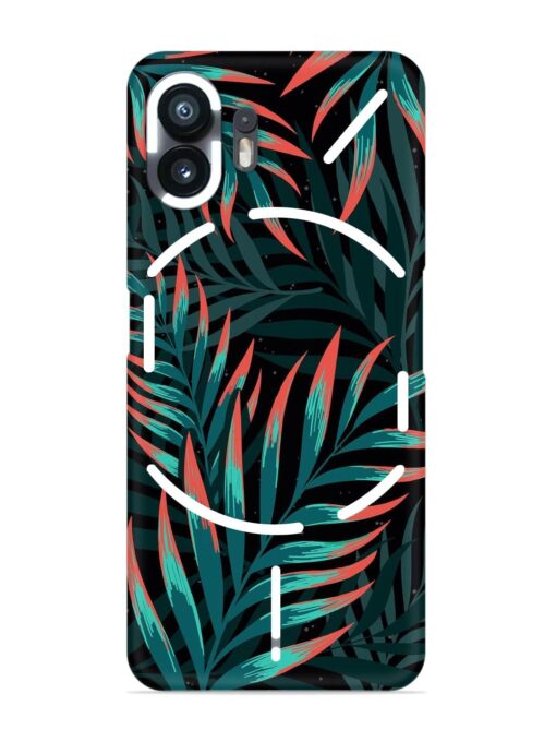 Green Leaf Art Snap Case for Nothing Phone 2 Zapvi