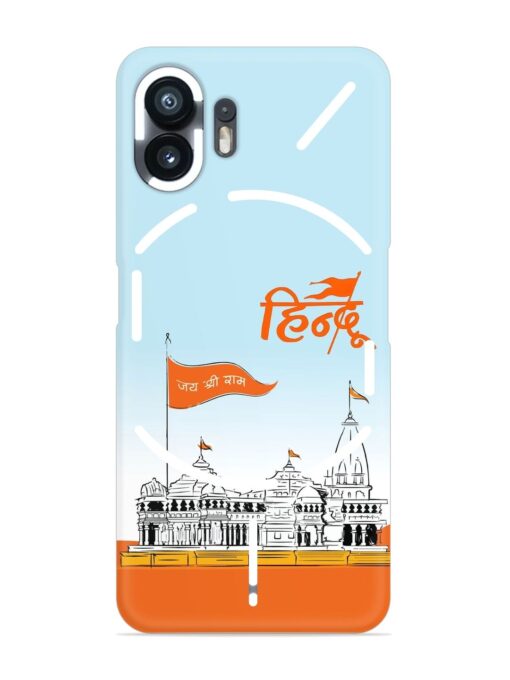 Ram Mandir Hindu Snap Case for Nothing Phone 2 Zapvi