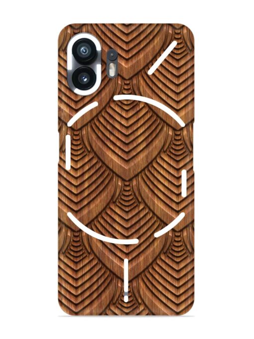 Carved Pattern On Snap Case for Nothing Phone 2 Zapvi