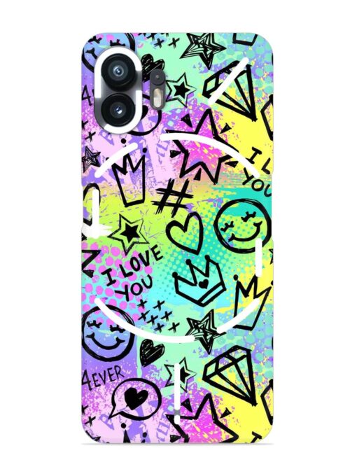 Bright Seamless Pattern Snap Case for Nothing Phone 2 Zapvi