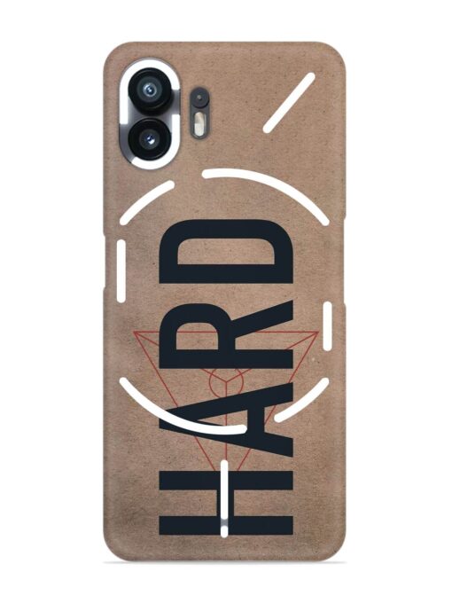 Hard Typo Snap Case for Nothing Phone 2 Zapvi