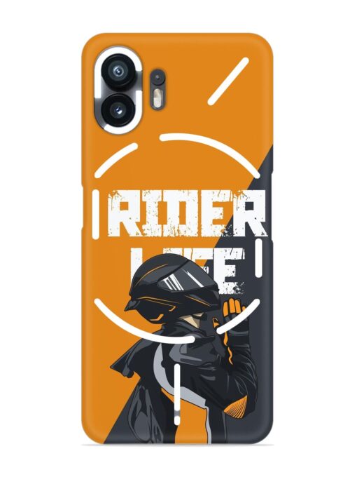 Rider Life Snap Case for Nothing Phone 2 Zapvi