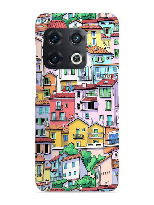 Europe Old Town Snap Case for Oneplus 10 Pro (5G) Zapvi