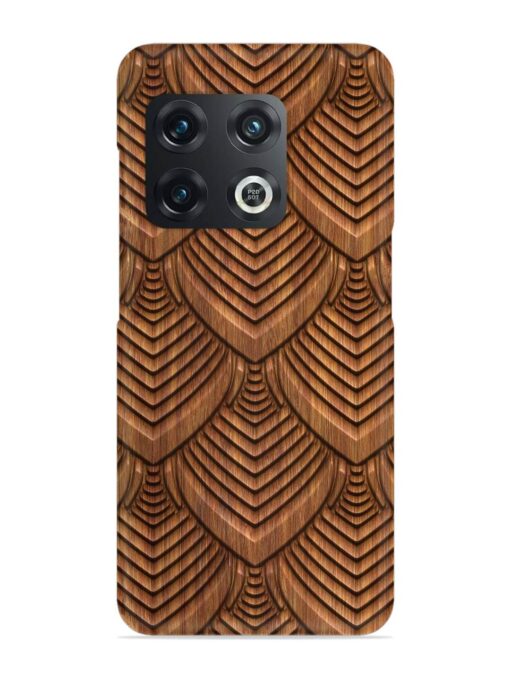 Carved Pattern On Snap Case for Oneplus 10 Pro (5G) Zapvi