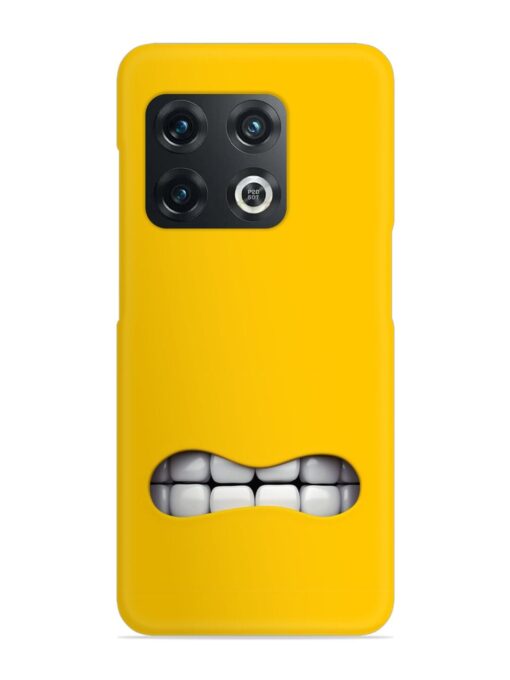 Mouth Character On Snap Case for Oneplus 10 Pro (5G) Zapvi