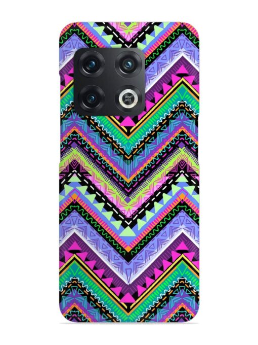 Tribal Aztec Print Snap Case for Oneplus 10 Pro (5G) Zapvi