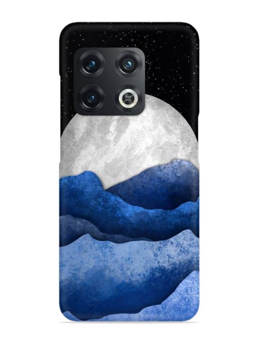 Full Moon Mountain Vector Snap Case for Oneplus 10 Pro (5G) Zapvi