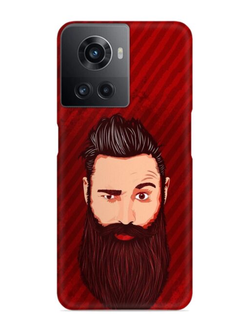 Beardo Man Snap Case for Oneplus 10R (5G) Zapvi