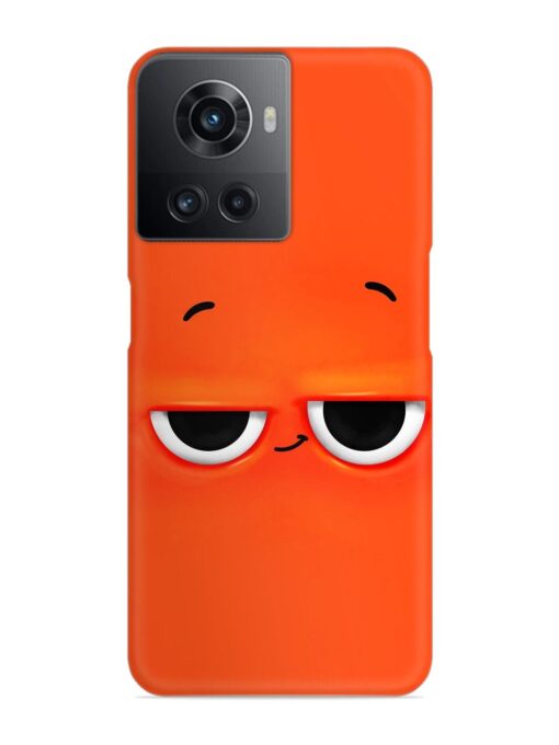 Smiley Face Snap Case for Oneplus 10R (5G) Zapvi