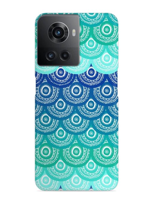 Ethnic Seamless Pattern Snap Case for Oneplus 10R (5G) Zapvi